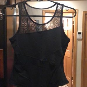 Black sheer bodysuit